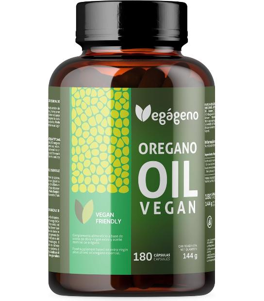 VEGAGENO ACEITE DE OREGANO 180 CAPSULAS VEGAN